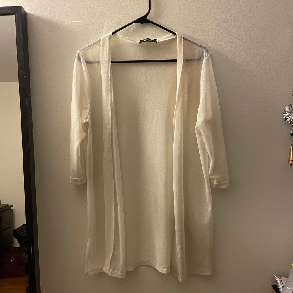 Light White Cardigan